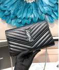 Клатч YSL Envelope Chain Wallet Black